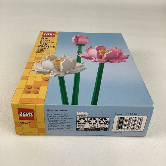Lego Lotus Flower Building Set 40647 Creator Botanical Collection Sealed 2023 - Picture 6 of 6